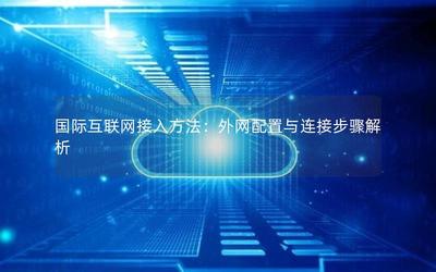 国际互联网接入方法:外网配置与连接步骤解析